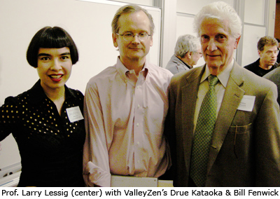 Larry Lessig, Bill Fenwick, and Drue Kataoka