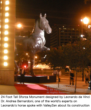 Sforza Monument by Leonardo da Vinci at the Tech Museum