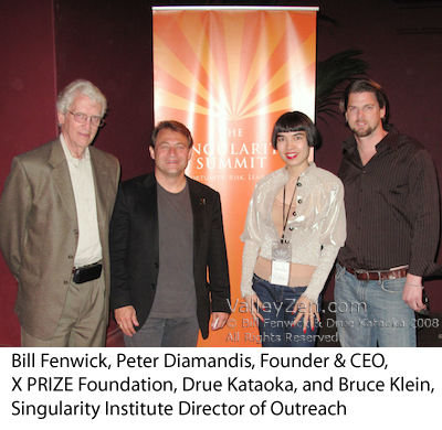 Bill Fenwick, Peter Diamandis, Drue Kataoka, Bruce Klein