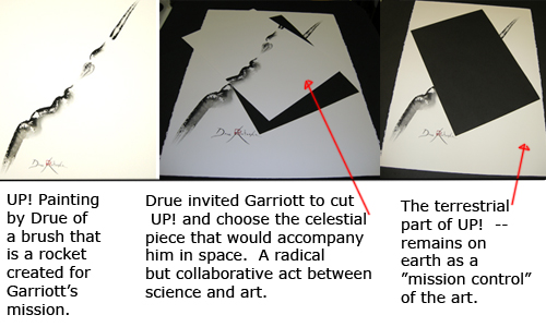 description of Drue's painting UP!