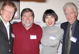 Peter Friess, Steve Wozniak, Drue Kataoka and Bill Fenwick