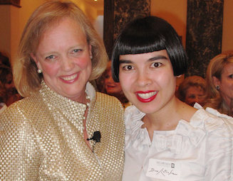 Drue Kataoka and Meg Whitman at MEGa Women