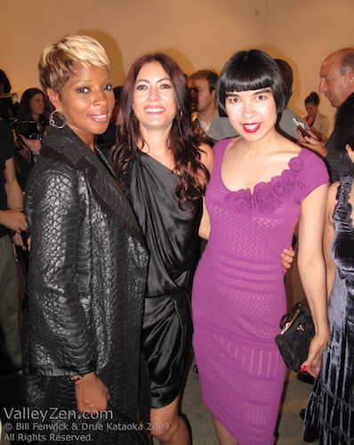 Mary J Blige, Catherine Malandrino and Drue Kataoka